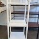 50s metal bedside table