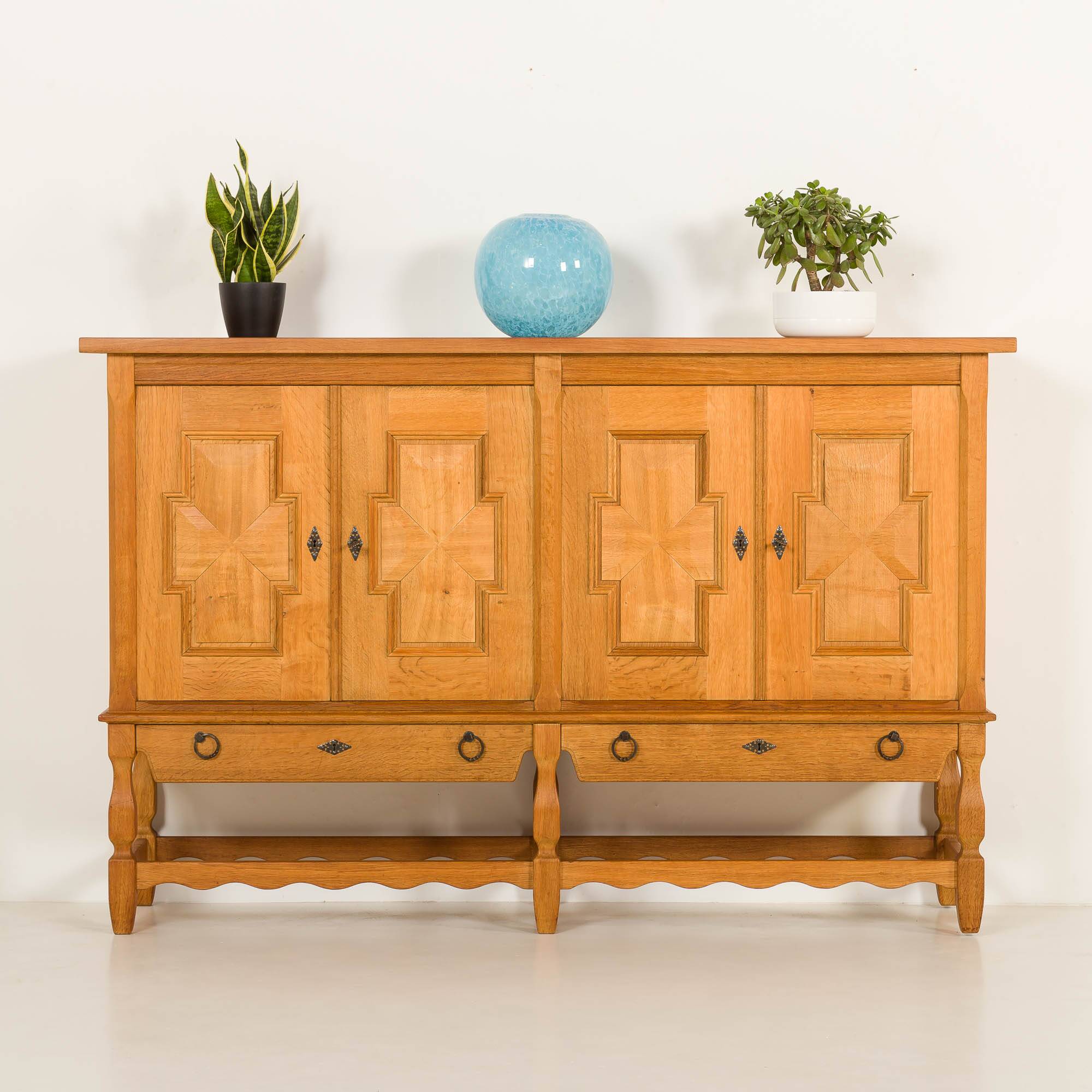 Henning Kjaernulf oak sideboard, 1970s