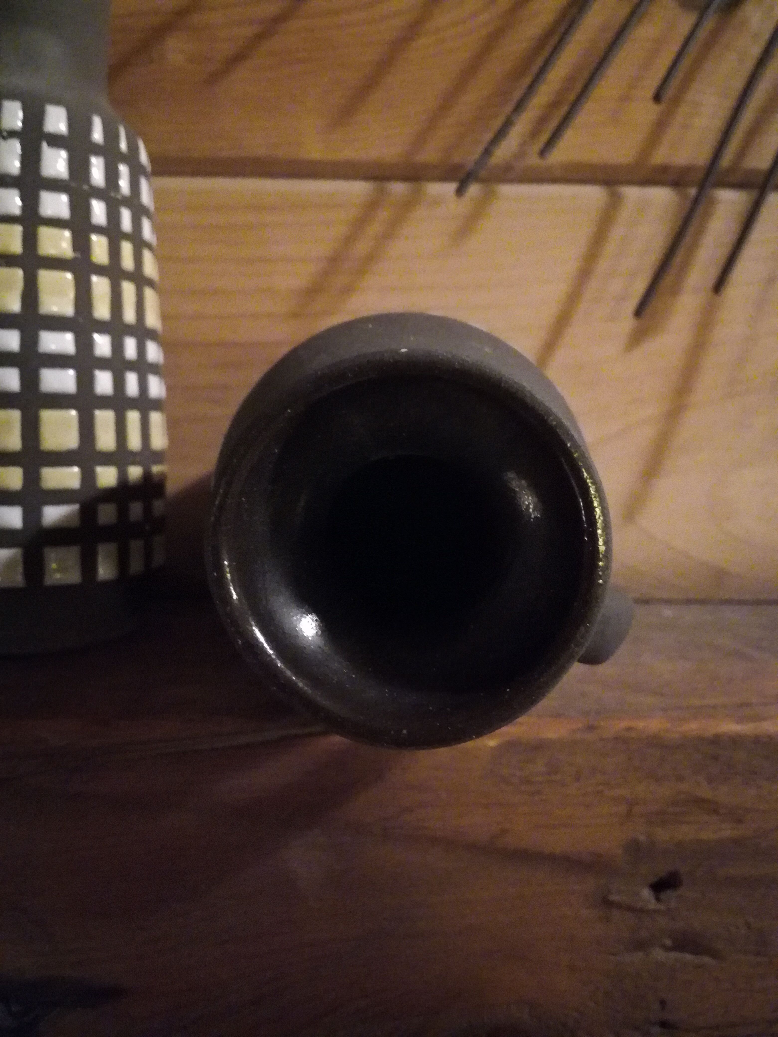 Duo of 70's ceramic vases