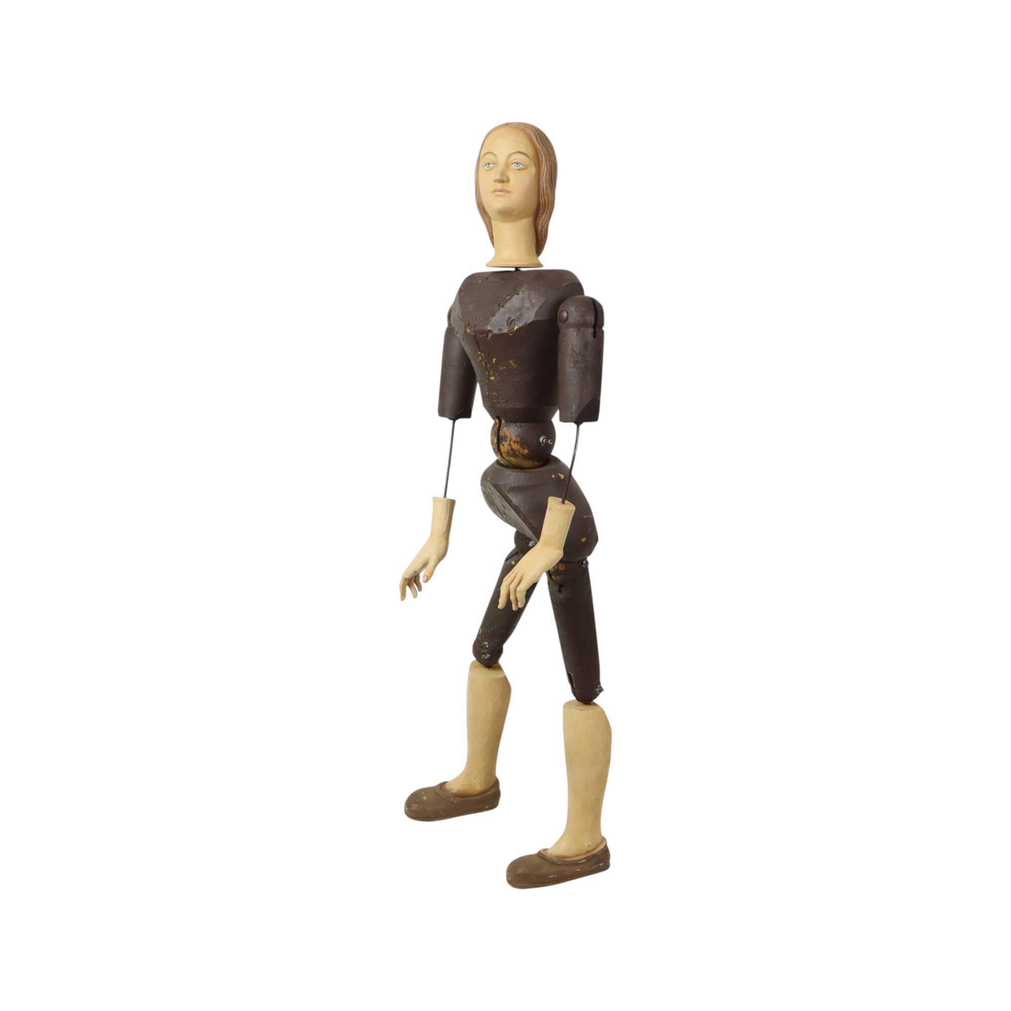 Large Vintage Santos Pop Lay Figure Mannequin 20th Century