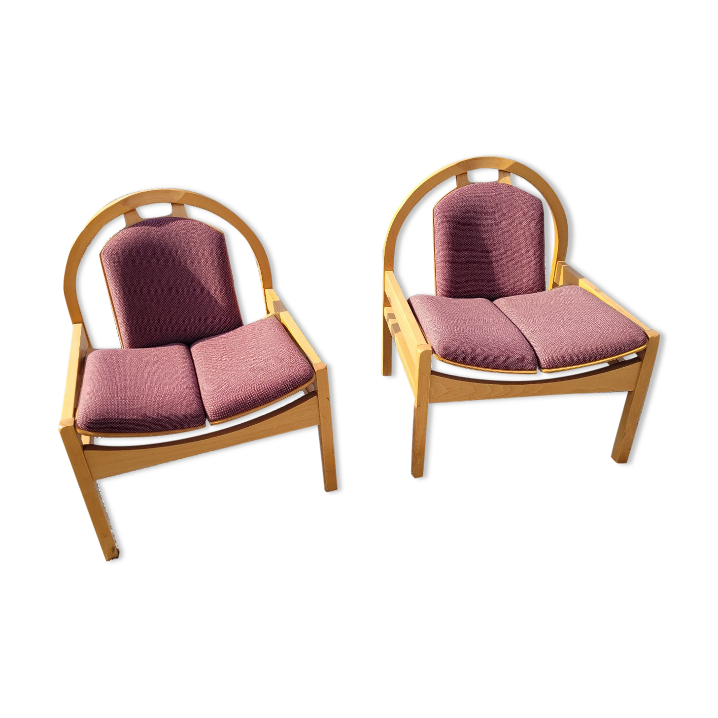 Pair of baumann armchairs from the 70s