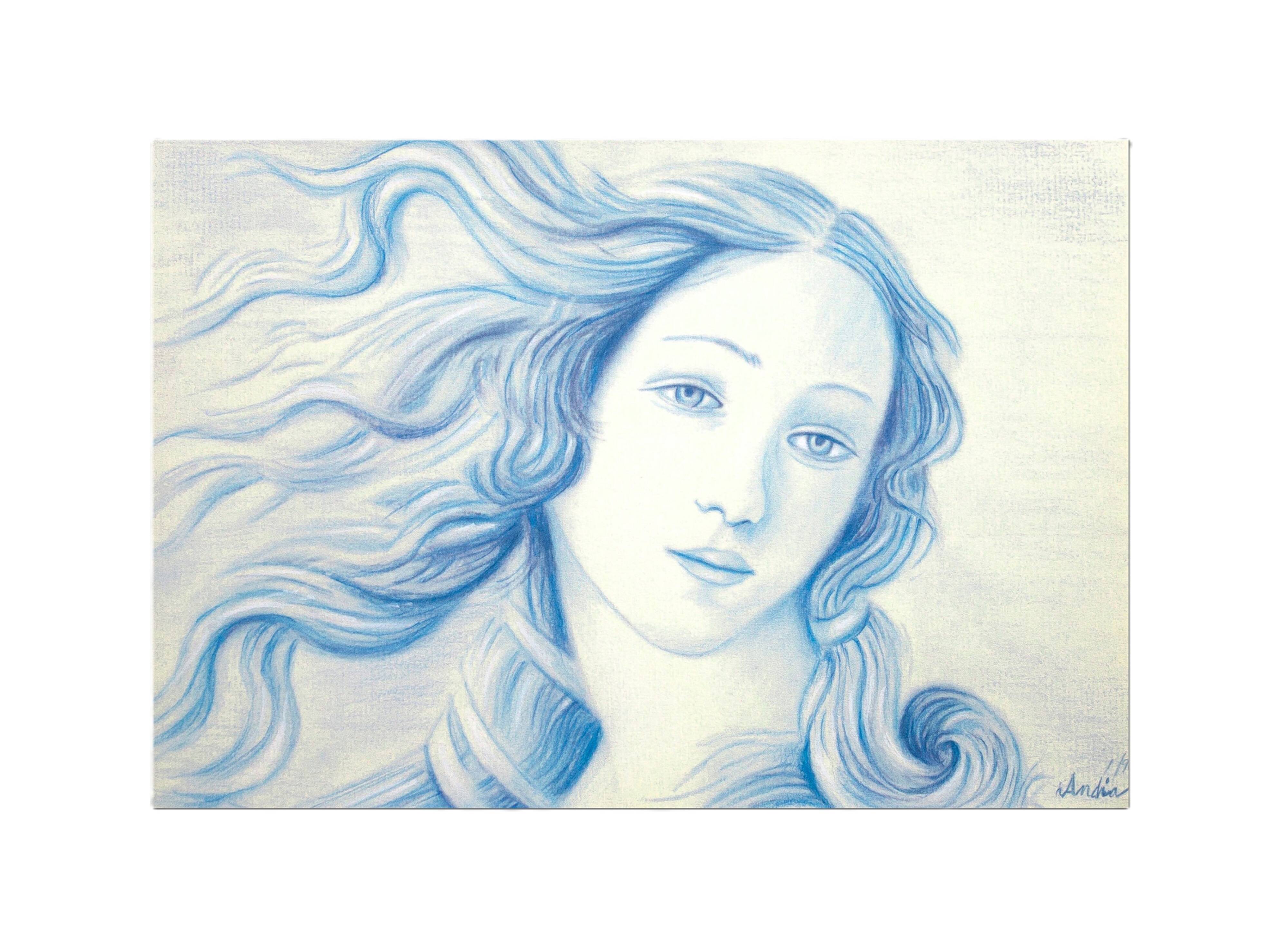 Dibujo al pastel. Pastel painting.