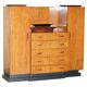 Art Deco Double Wardrobe Chest of Drawers 1920