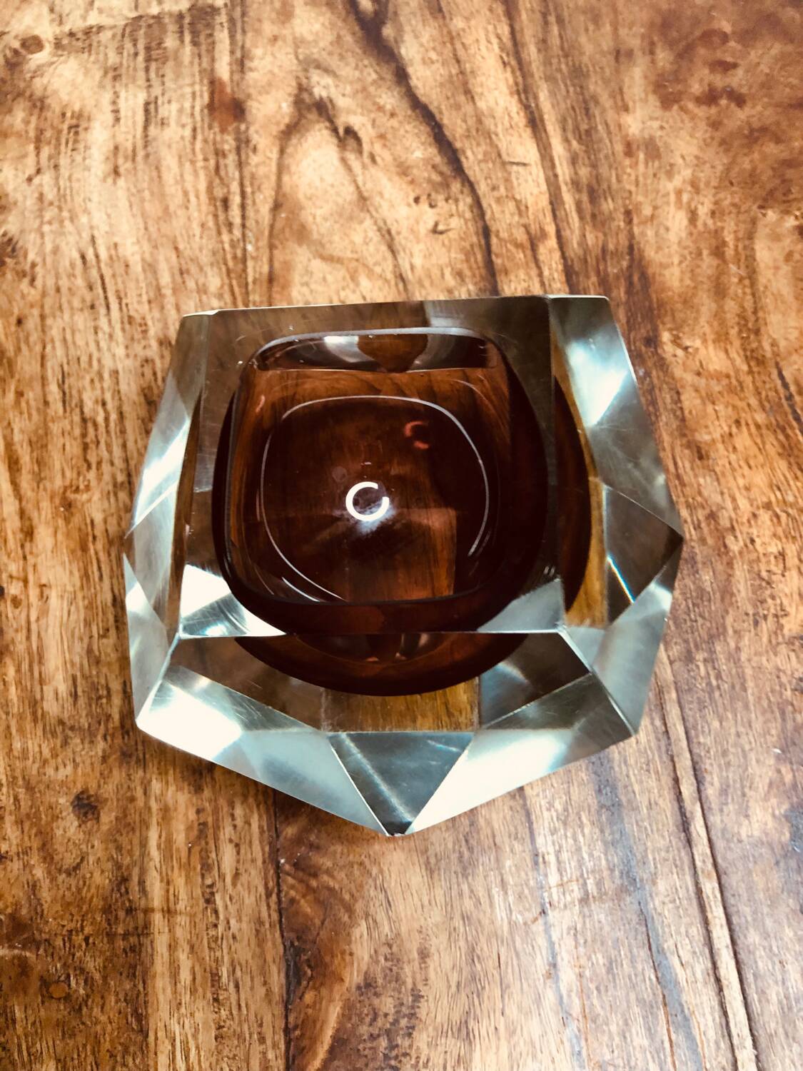 Murano glass ashtray