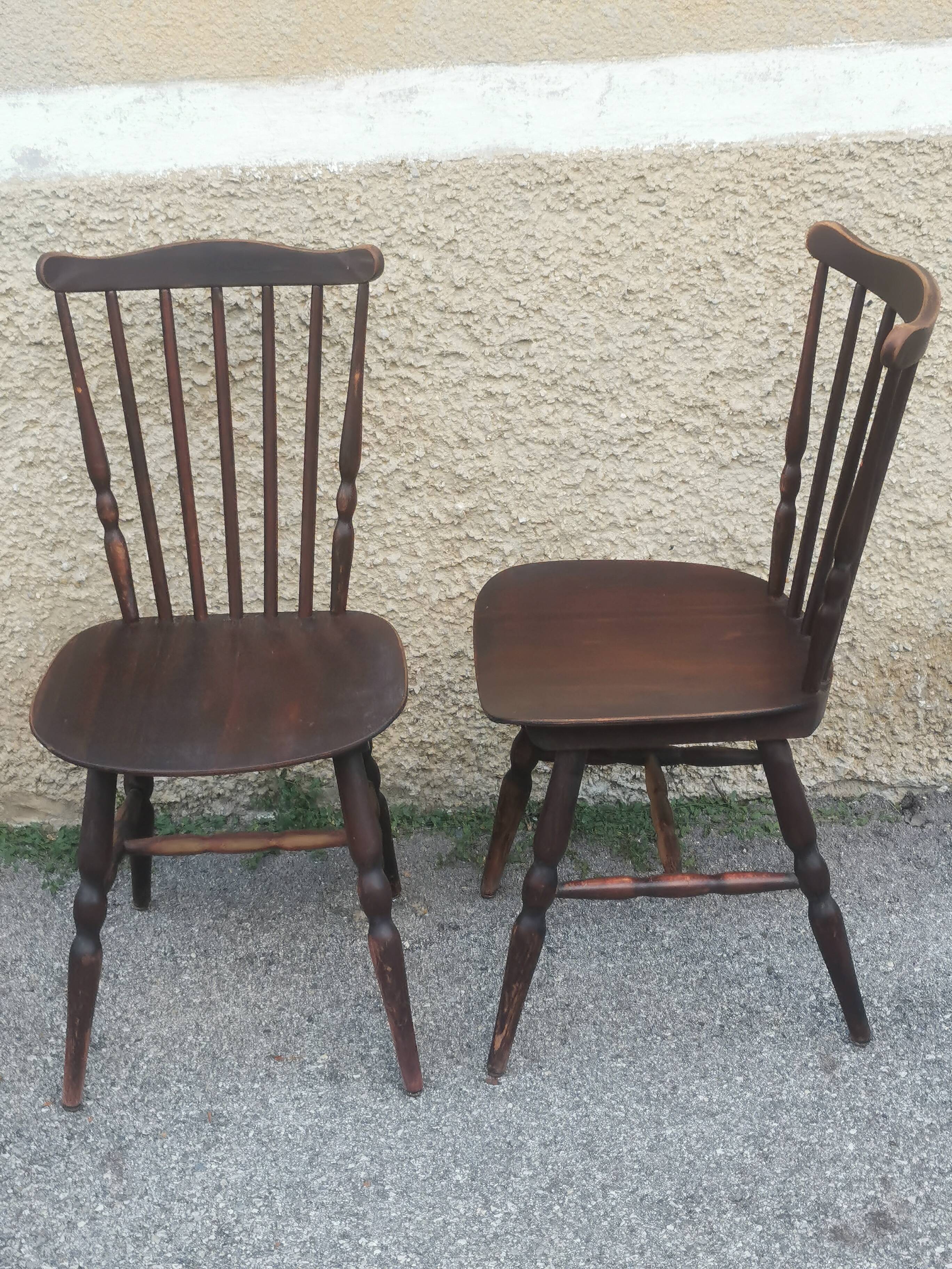 Serie de 6 chaises baumann "modèle tacoma'