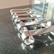 Set de 6 porte couteaux inox