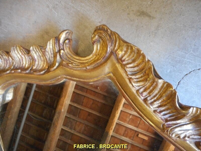 Mirror wooden frame dore louis XV