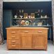 Renovated oak workbench island