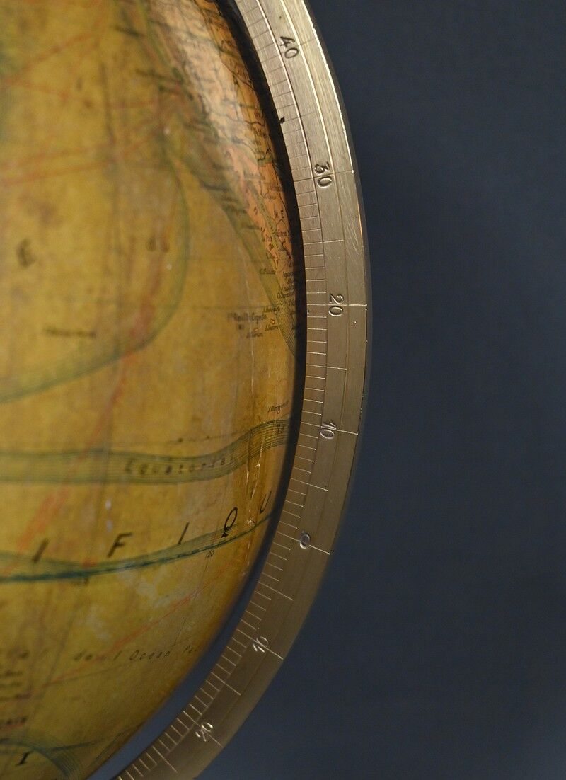 Terrestrial globe signed J. Forest – Late 19th century