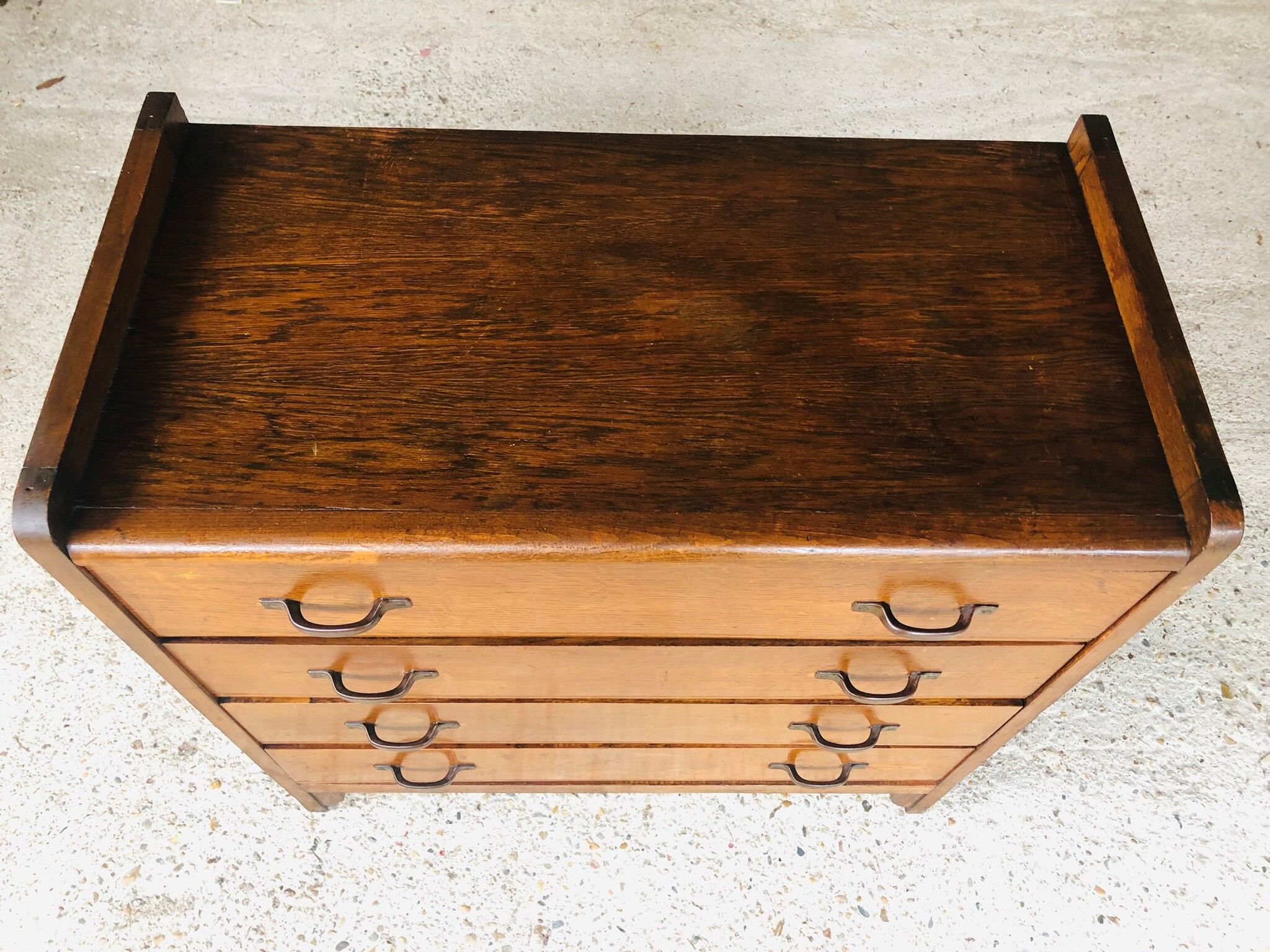 Vintage chest of drawers with 4 drawers, 50s /60