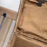 Large old trunk, wood and steel