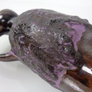 Purple & Gold Lava 321/3 Ceramic Vase from Ruscha, 1960s