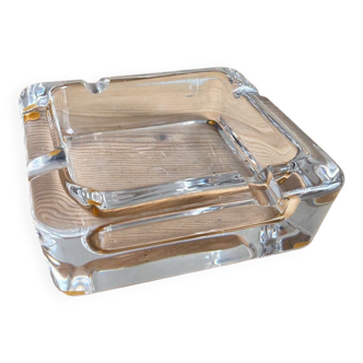 Square crystal ashtray / empty pocket