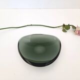 Cendrier en verre vert foncé par Max Ingrand pour Fontana Arte, Italie