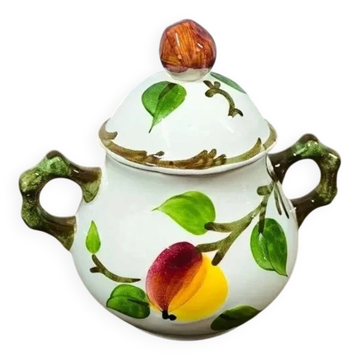 Vintage sugar bowl Villeroy & Boch "Ma Pomme" - Hand-painted - (V9)