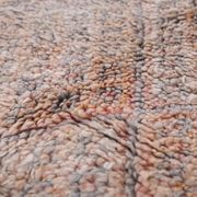 Pale Vintage Moroccan Rug 197 x 306 cm, Berber Wool Rug, Handmade Rug Boho