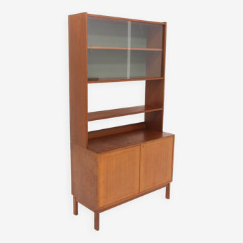 Scandinavian teak bookcase chest of drawers, Sweden, 1960