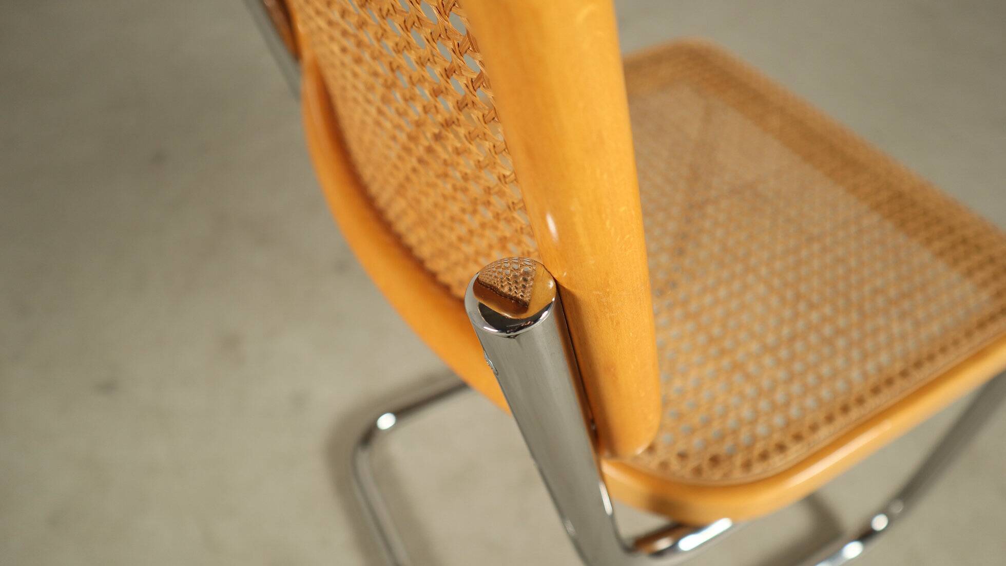 Set of four Thonet S32 chairs by Marcel Breuer, 1983