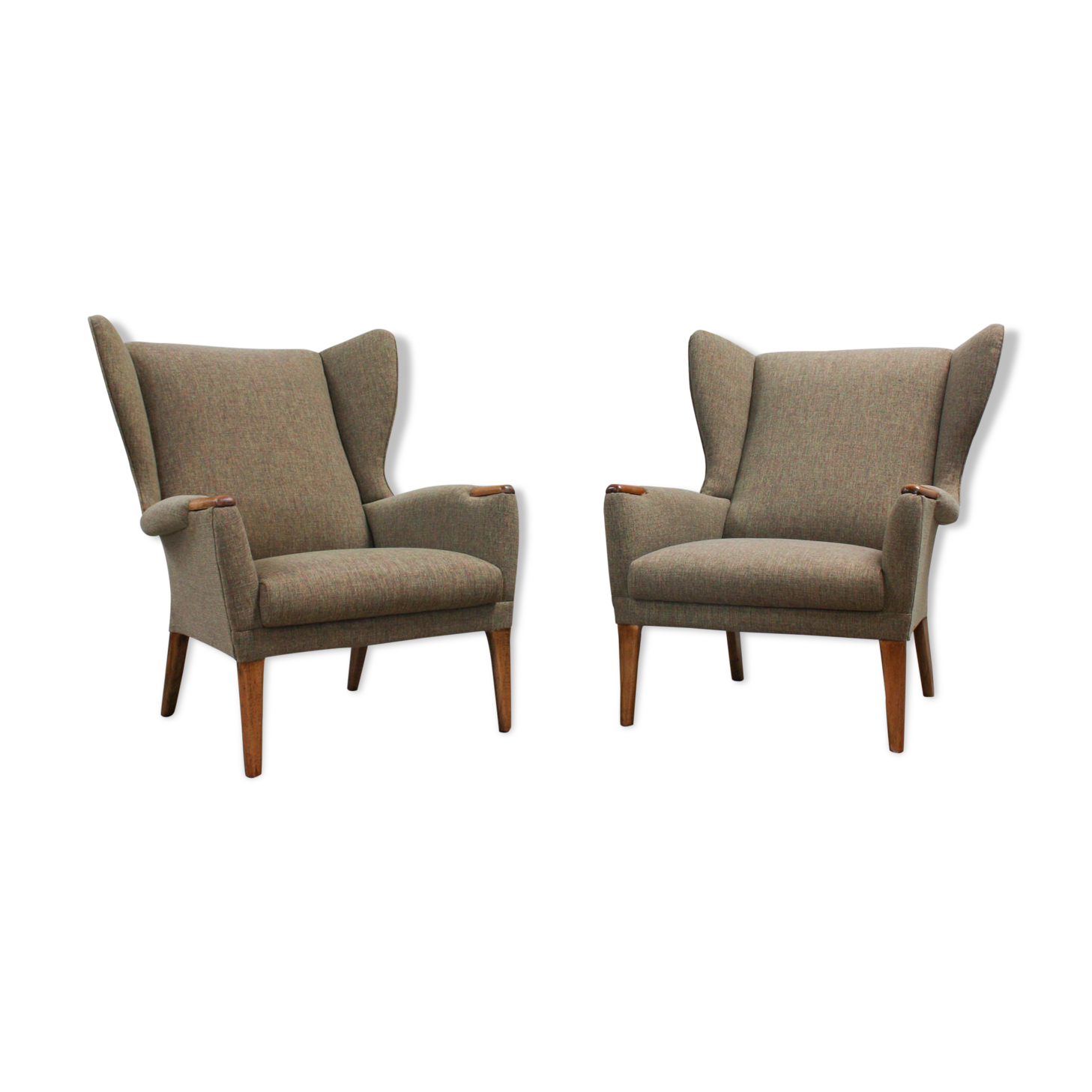 Wingback armchairs from Parker Knoll, 1960