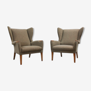 Wingback armchairs from Parker Knoll, 1960