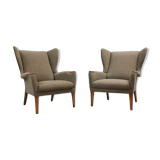 Wingback armchairs from Parker Knoll, 1960