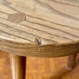 Wooden tripod stool