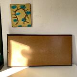 Wooden mirror 37x60 cm, 80s