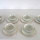 6 vintage M&S Berry Limoges coffee cups with saucers