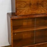 Meuble Vitré Rurka en Ronce de Noyer, Art Déco – 1940