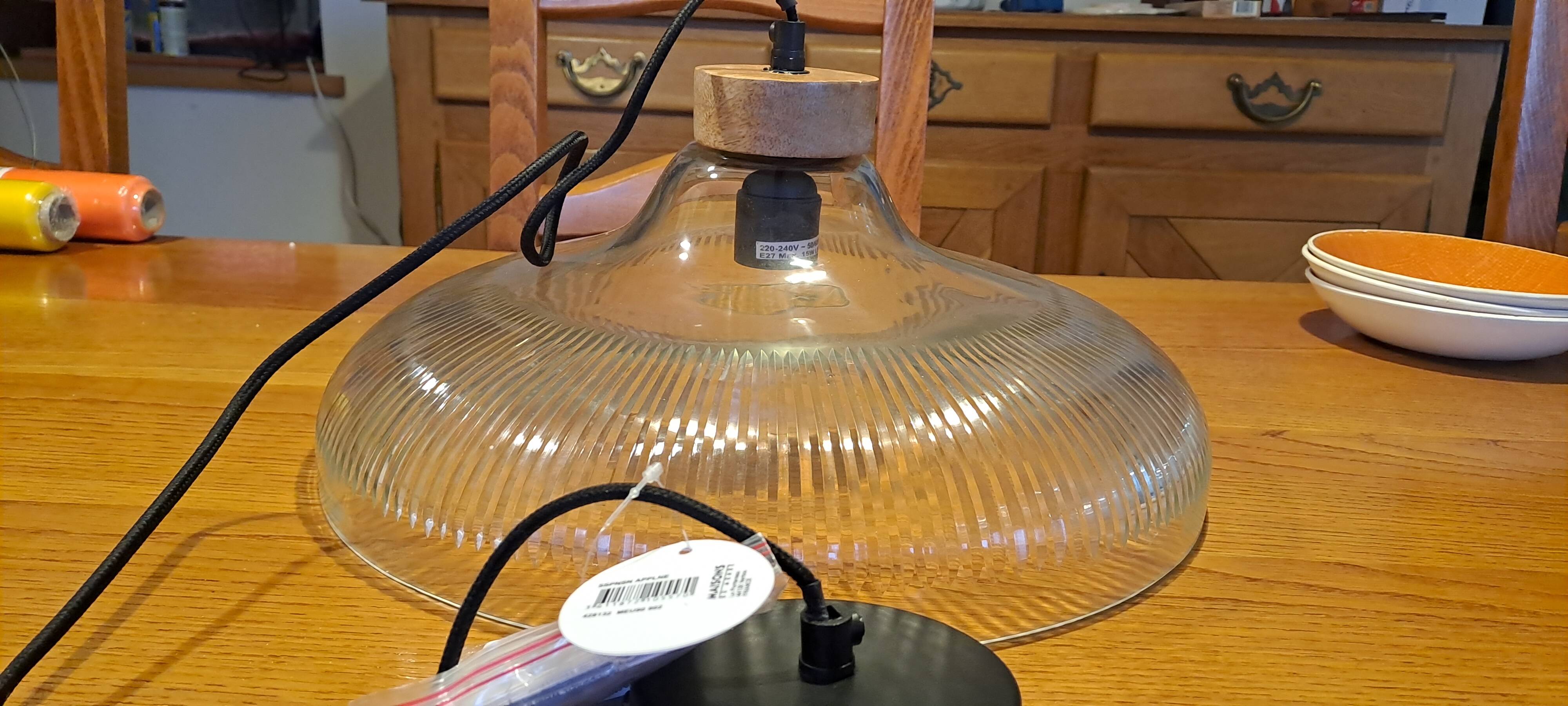 New Maison du monde industrial pendant light