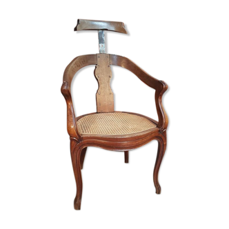 Wooden hairdresser's chair
