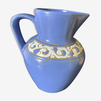 Blue pitcher