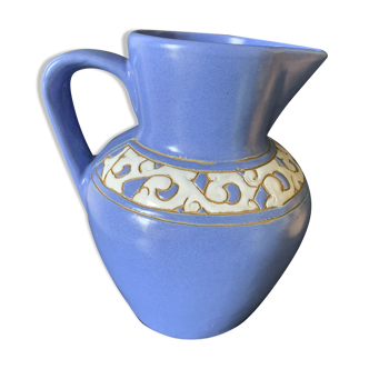 Blue pitcher