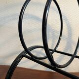 Metal magazine rack attributed to Charlotte Perriand