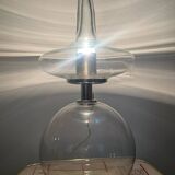 Vintage blown glass lamp from the 70s