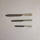 Set of 25 horn and stainless steel knives