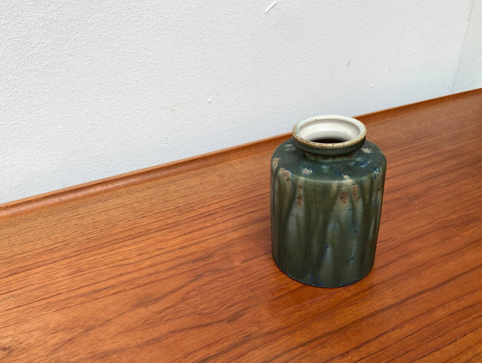 Mid-Century Minimalist Studio Pottery Vase by Rolf Weber for Rolf Weber Steinzeug, 1960s