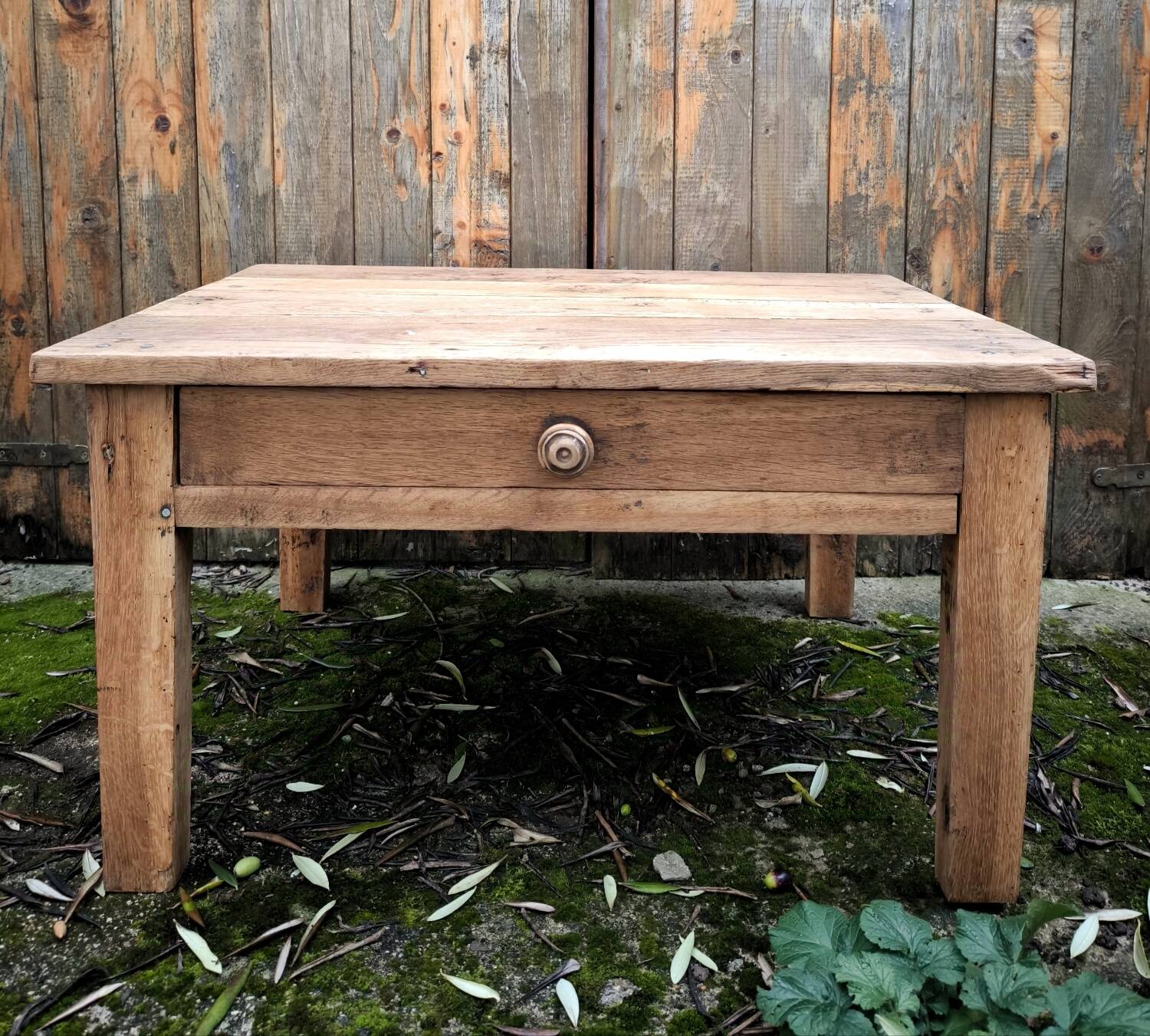 Wooden coffee table