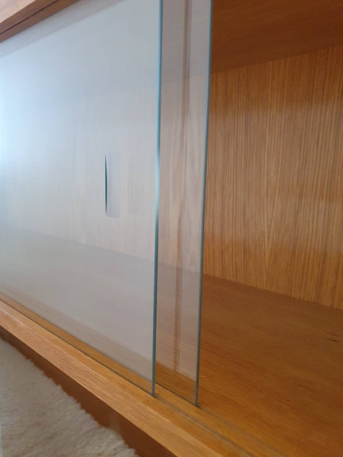 Bibliothèque vitrine années 50
