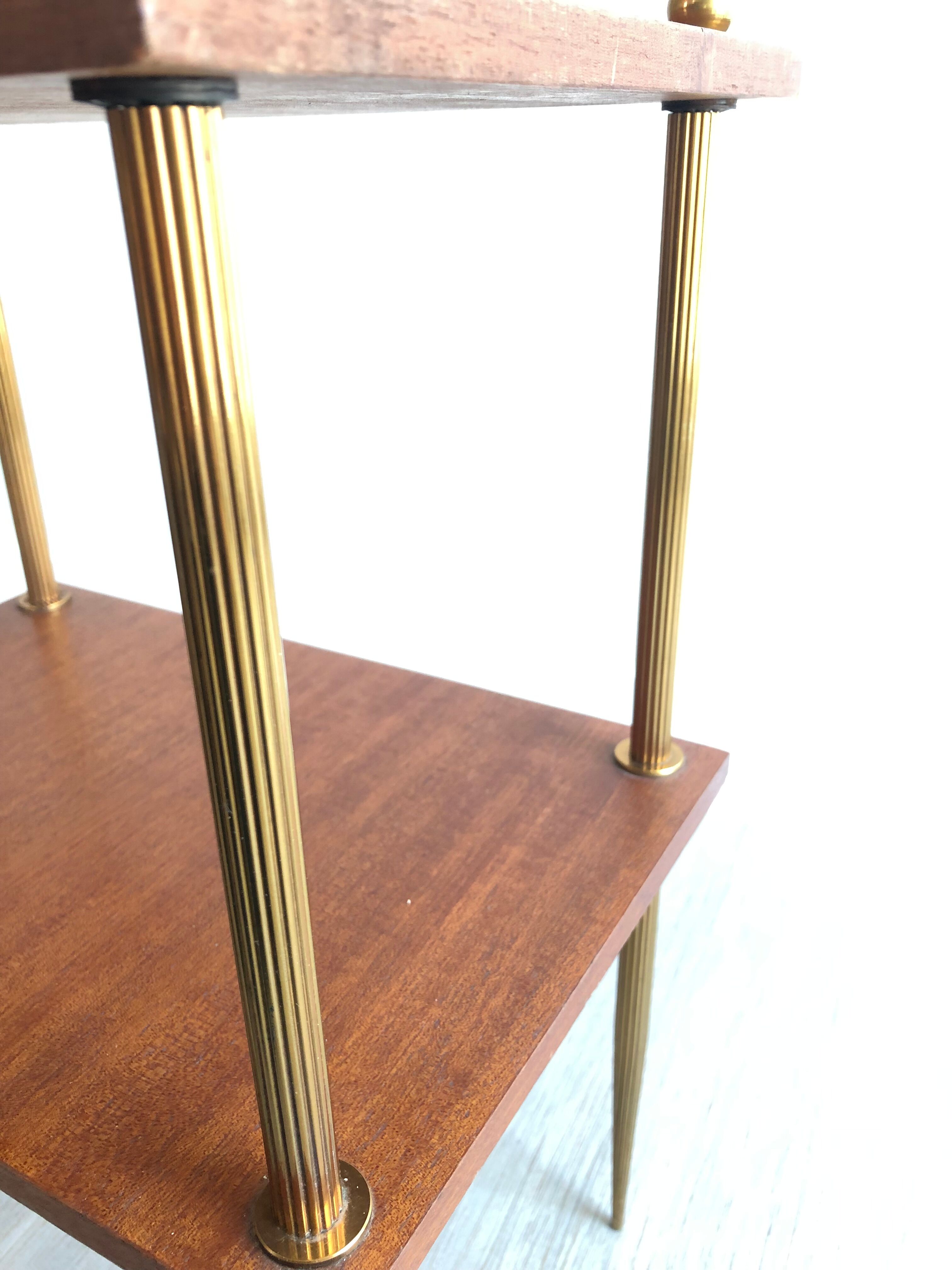 Vintage brass reading light