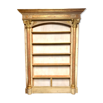 Neoclassical woodwork bookcase