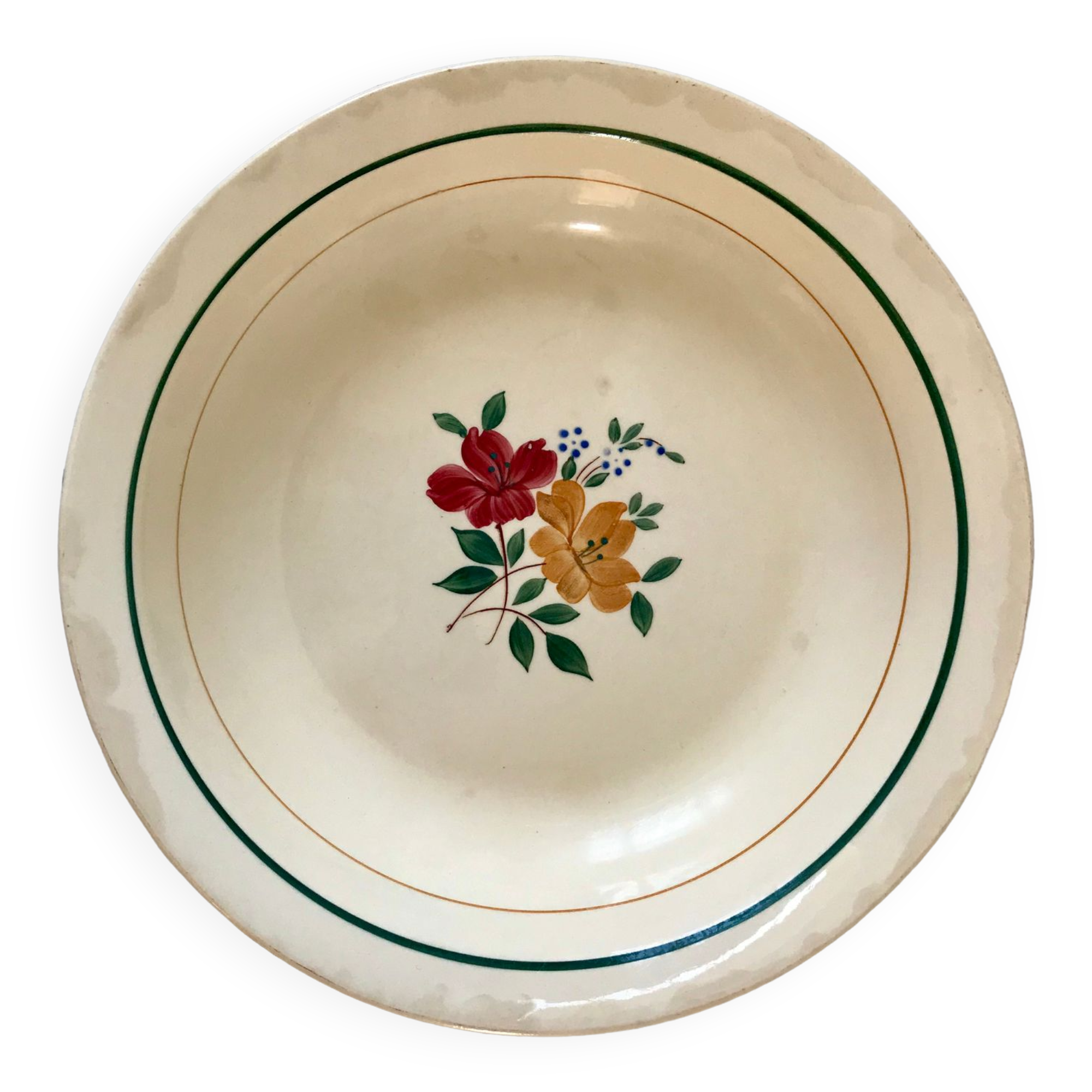 Hollow dish moulin des loups à fleurs