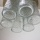 Mid-century chandelier Kamenický Šenov, 1970