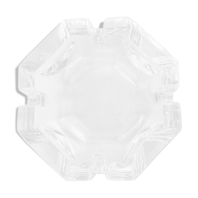 Cendrier vintage en verre ou crystal