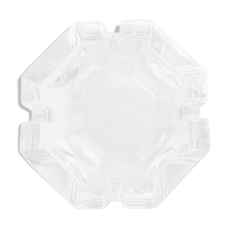 Vintage glass or crystal ashtray