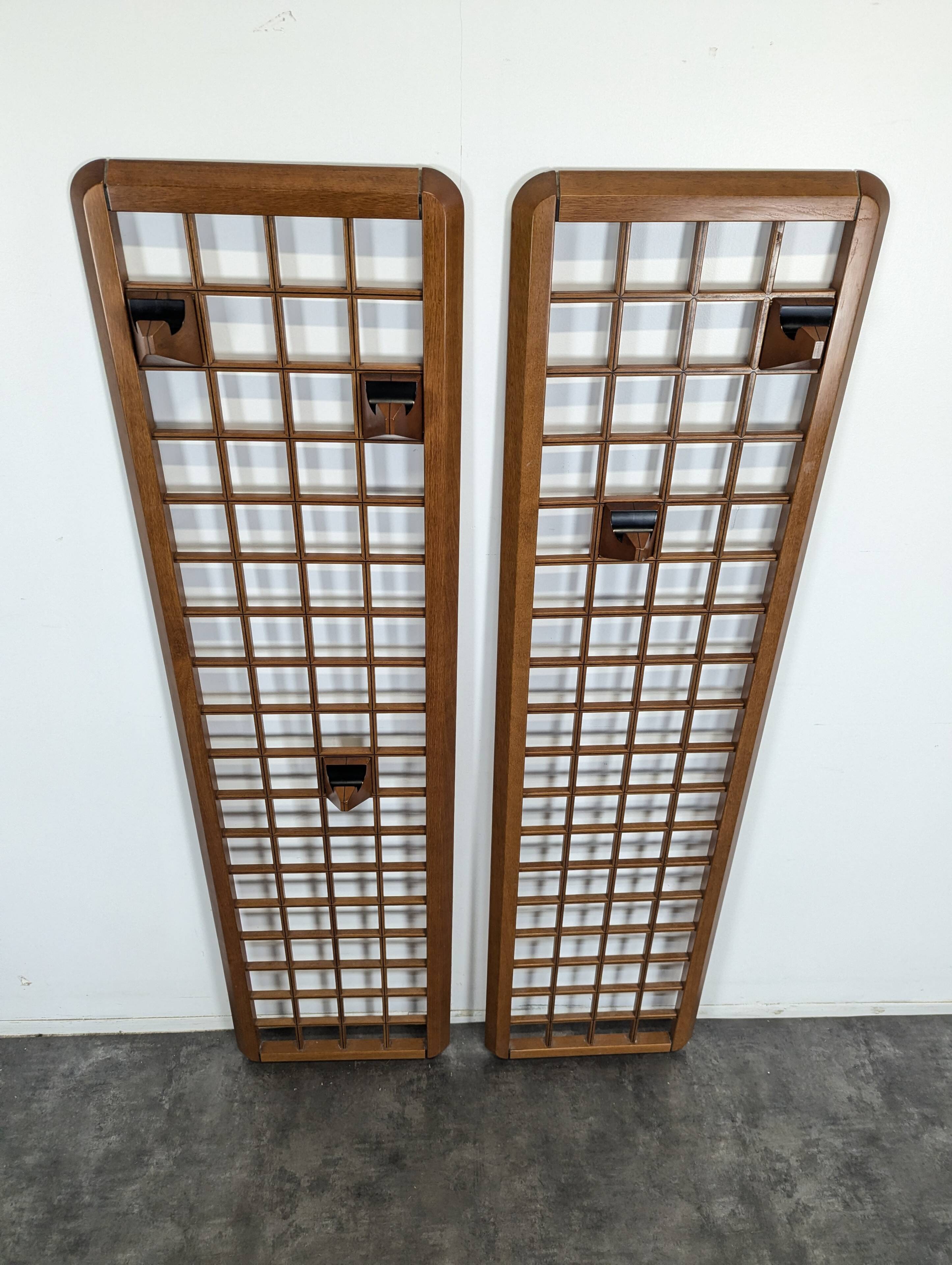 Modular coat rack pair Italian design