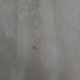 Serviette et nappes brodées damassées