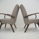 1960s pair of Ton/Thonet beech armchairs, czechoslovakia