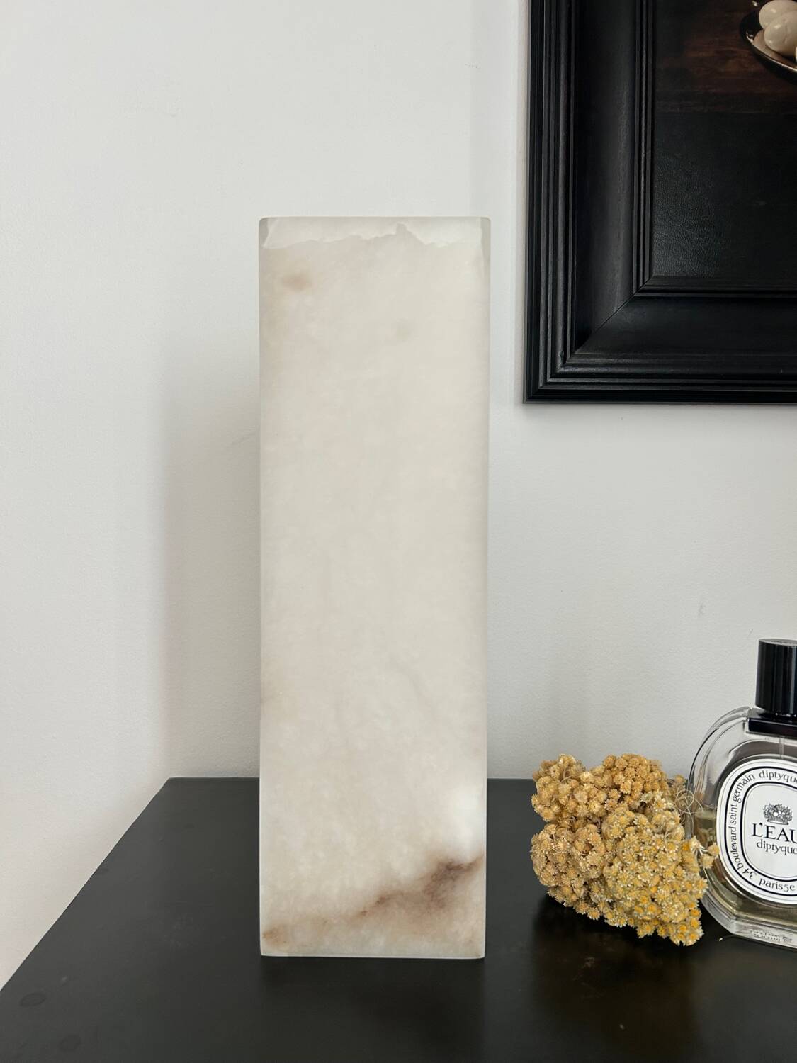 Large alabaster vase