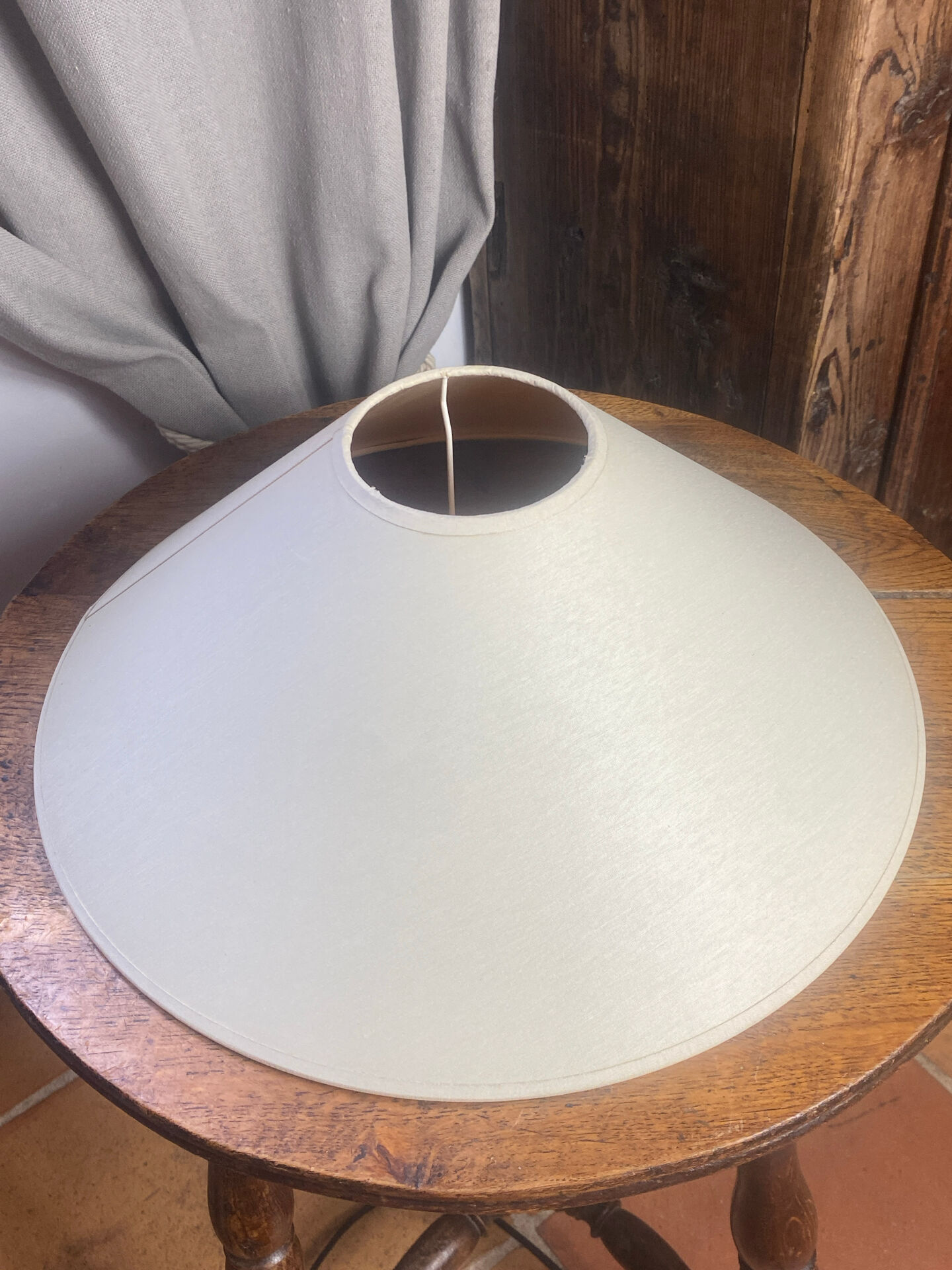 Ceramic and brass lamp
